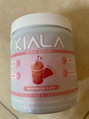 Super Greens Watermelon Slush - Strawberry Pink Powder Supplement